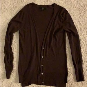Mossimo heather brown cardigan